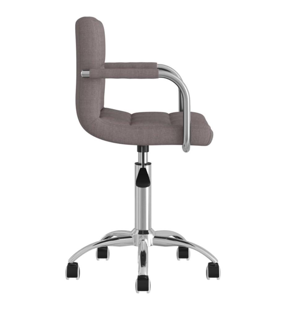 Bürostuhl Drehbar Taupe Stoff