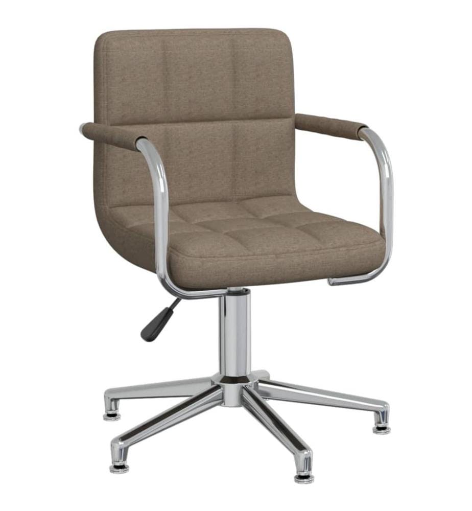 Bürostuhl Drehbar Taupe Stoff