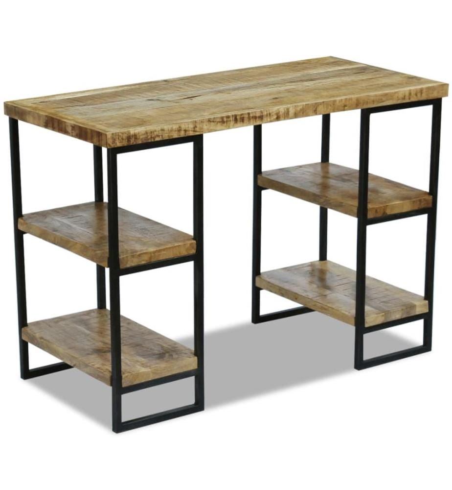 Büroschreibtisch Mangoholz 110×50×76 cm