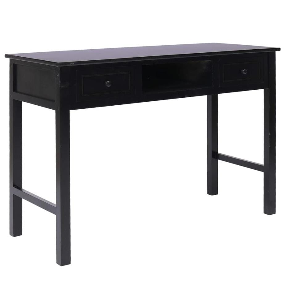 Schreibtisch Schwarz 110×45×76 cm Holz