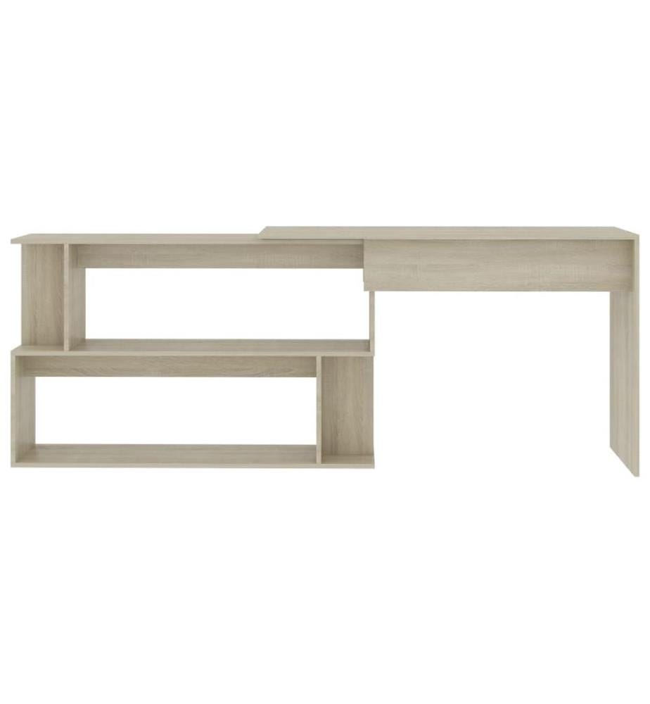 Bureau d'angle Chêne sonoma 200x50x76 cm Bois d'ingénierie