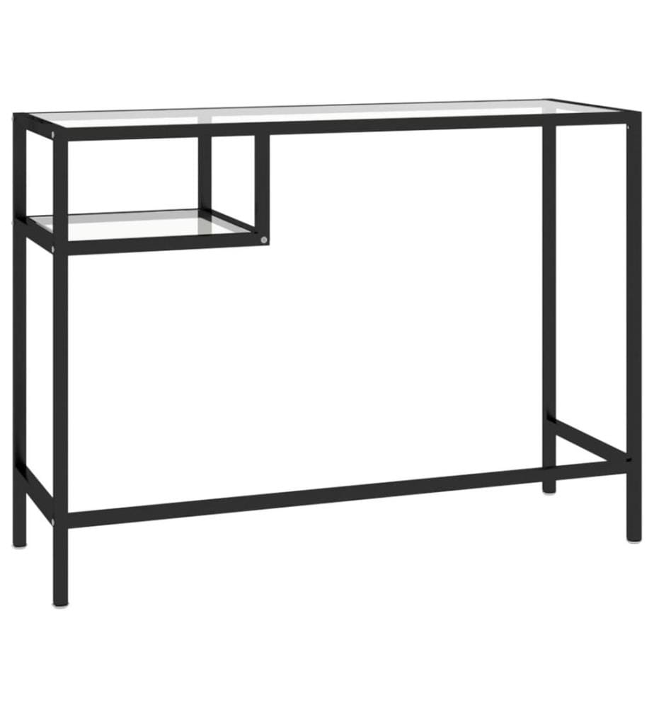 Computertisch Transparent 100x36x74 cm Glas