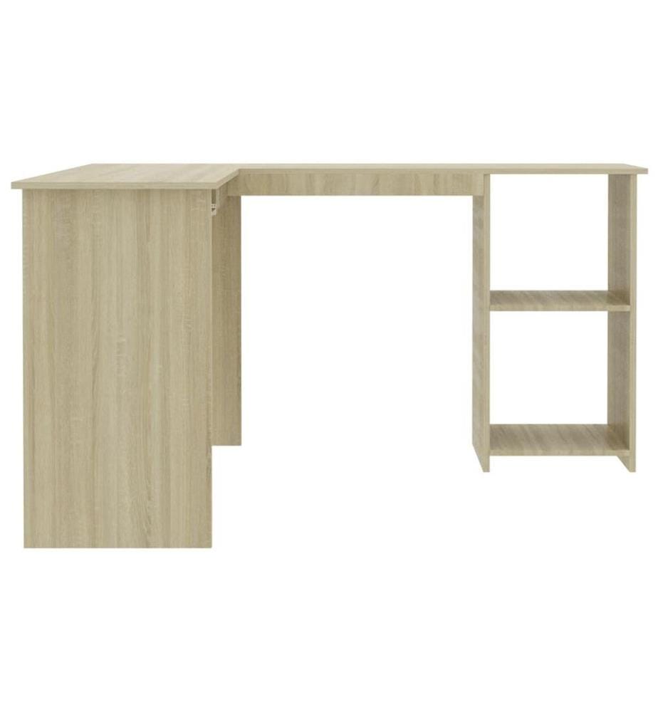 Eckschreibtisch L-Form Sonoma-Eiche 120x140x75 cm Holzwerkstoff