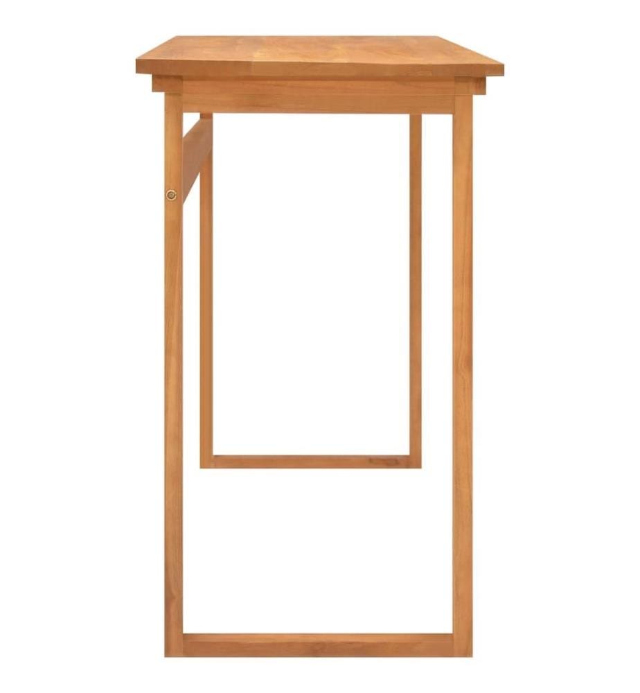 Bureau 120x45x75 cm Bois de teck solide