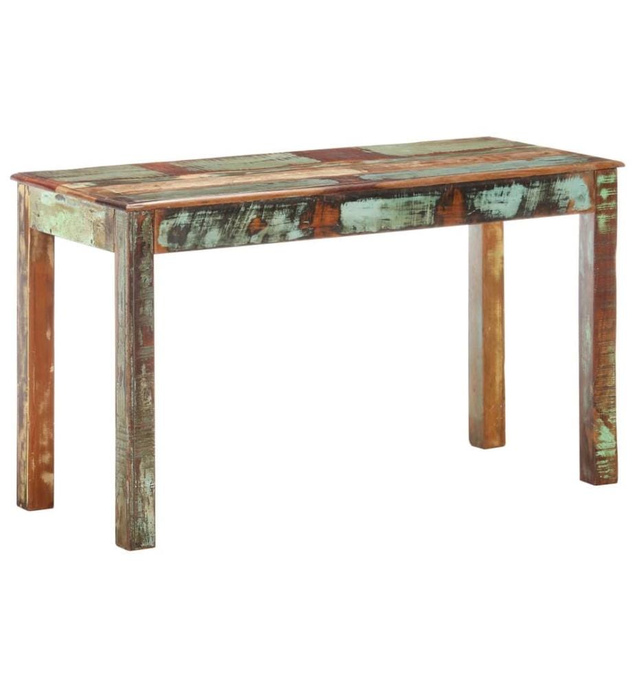 Schreibtisch 130x55x76 cm Altholz Massiv