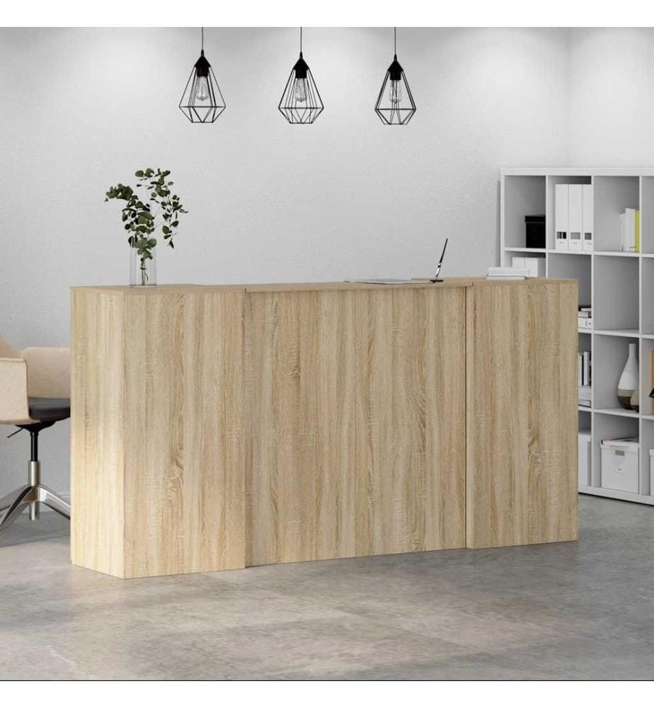 Empfangstheke Sonoma-Eiche 200x50x103,5 cm Holzwerkstoff