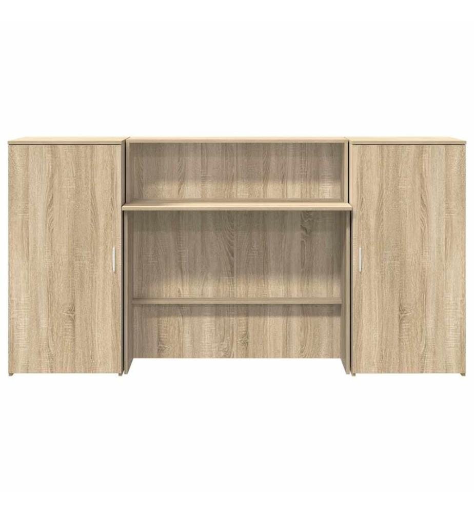 Empfangstheke Sonoma-Eiche 200x50x103,5 cm Holzwerkstoff