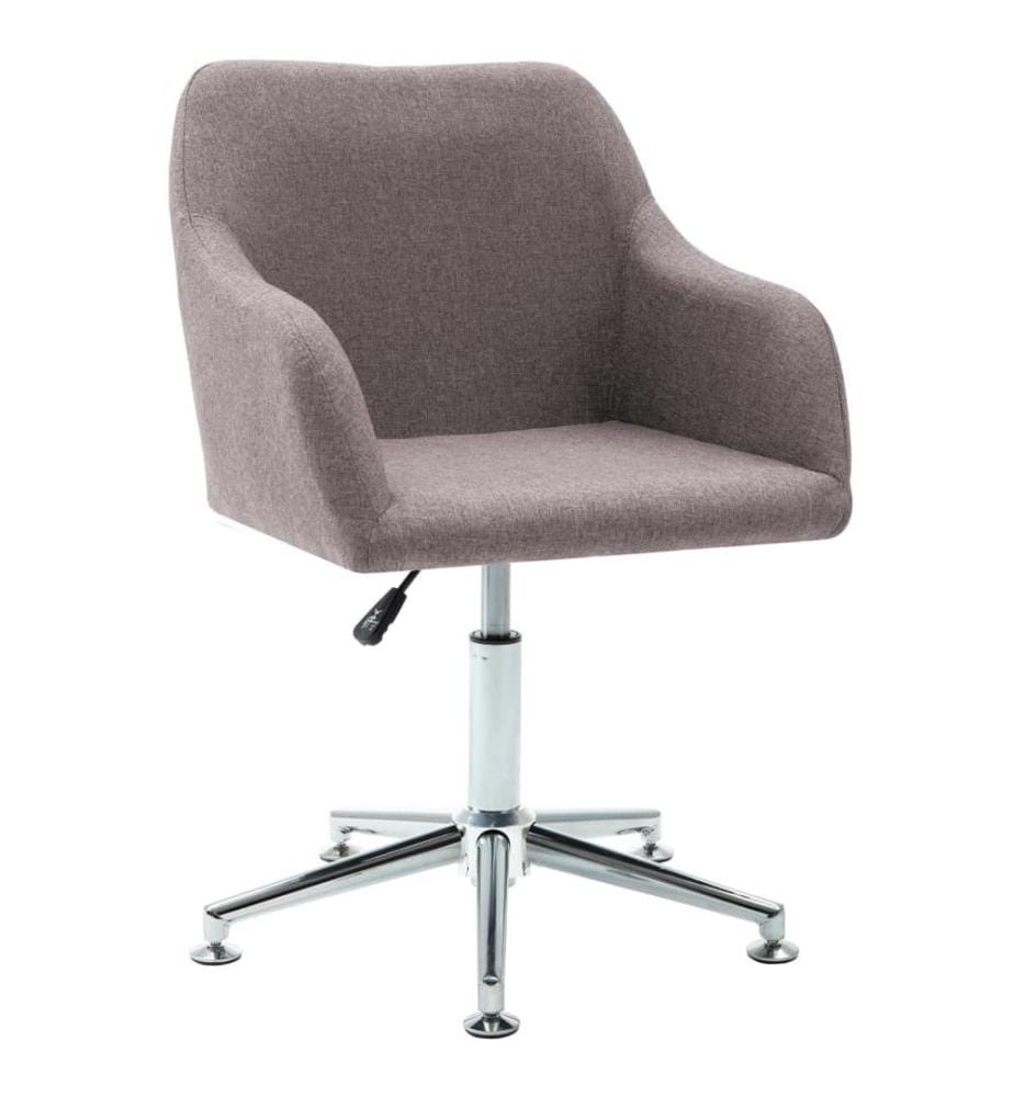 Bürostuhl Drehbar Taupe Stoff