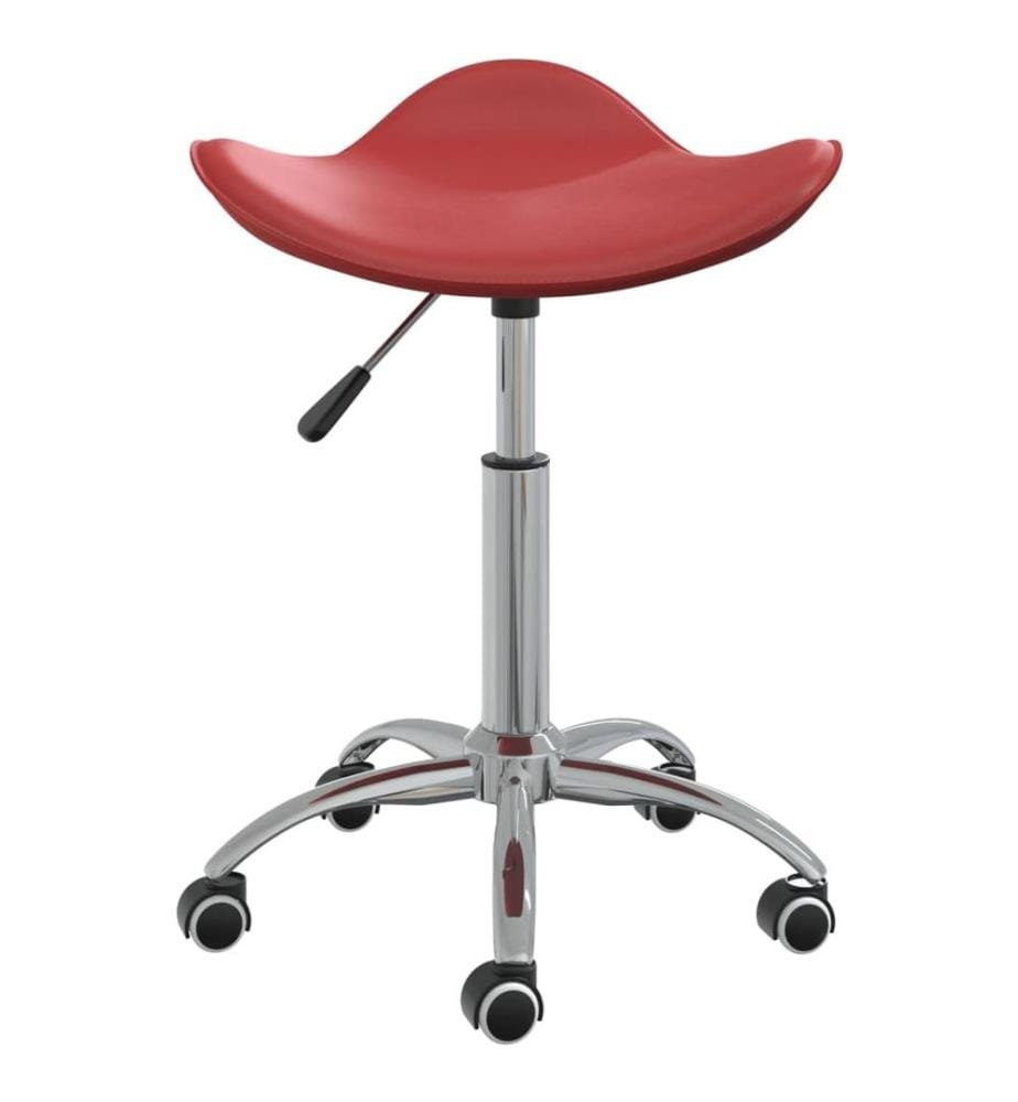 Bürostuhl Weinrot Kunstleder