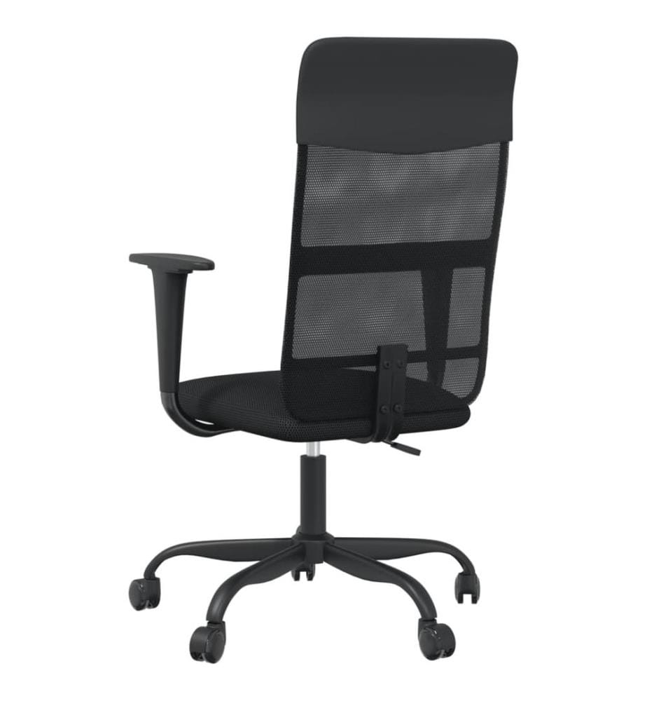 Chaise de bureau réglable en hauteur noir