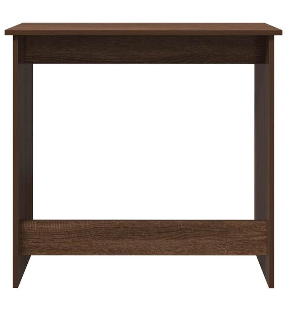 Schreibtisch Braun Eichen-Optik 80x40x75 cm Holzwerkstoff