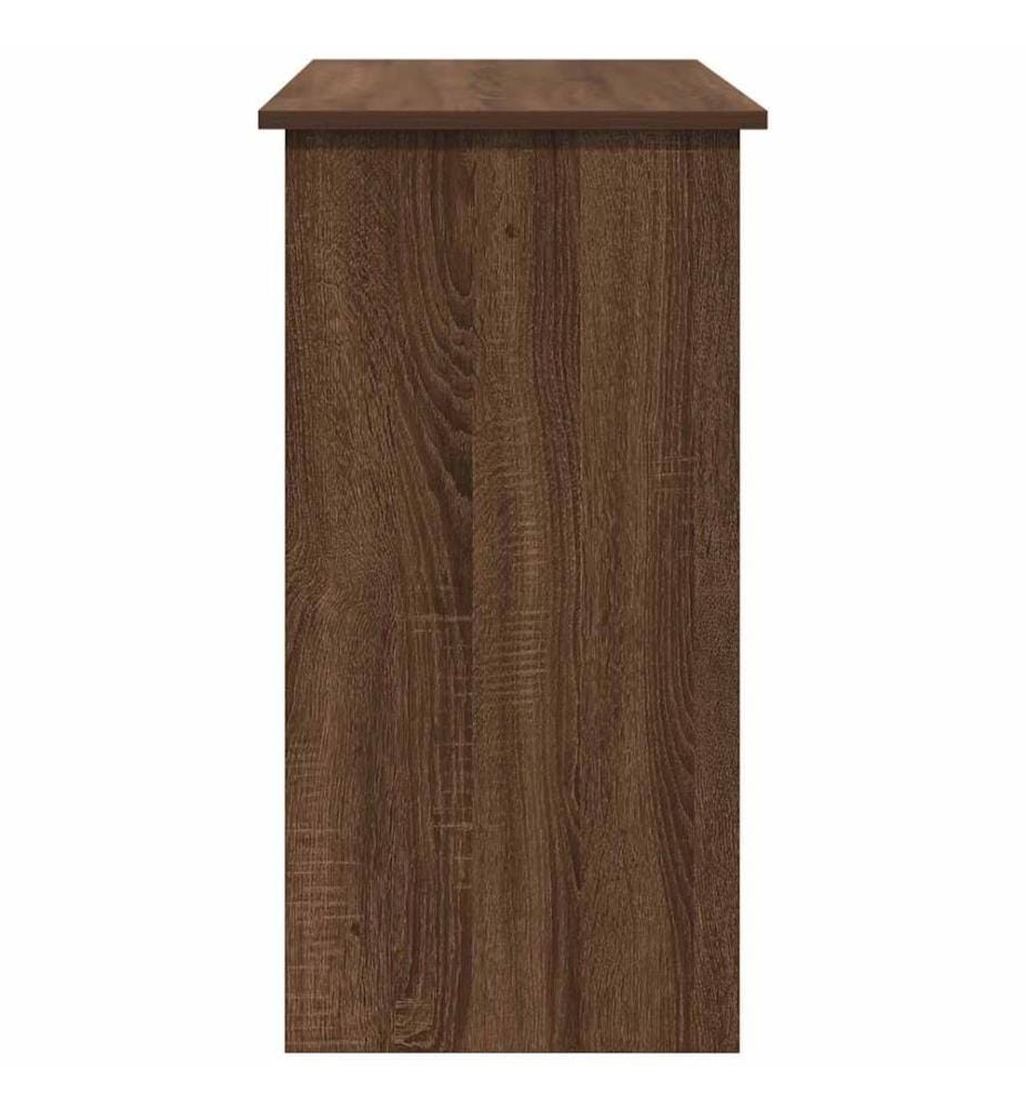 Schreibtisch Braun Eichen-Optik 80x40x75 cm Holzwerkstoff