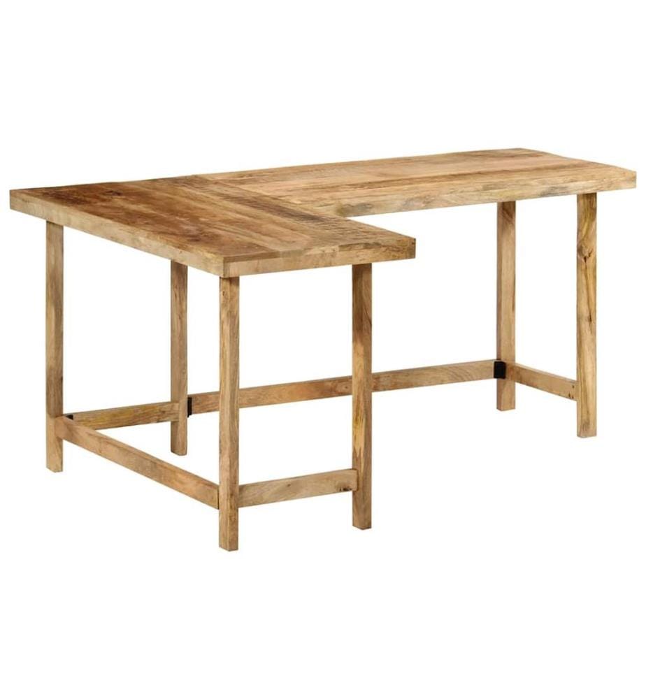 Schreibtisch 165x110x75 cm Massivholz Mango