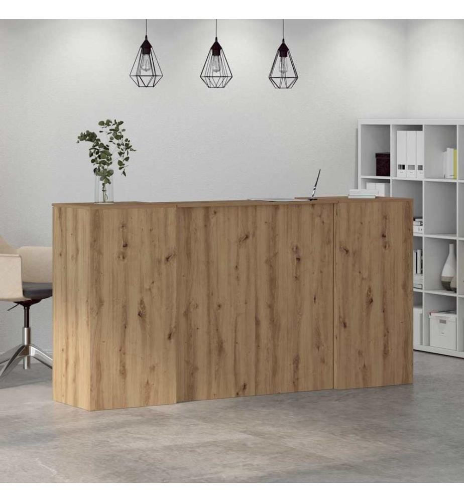 Empfangstheke Artisan-Eiche 200x50x103,5 cm Holzwerkstoff