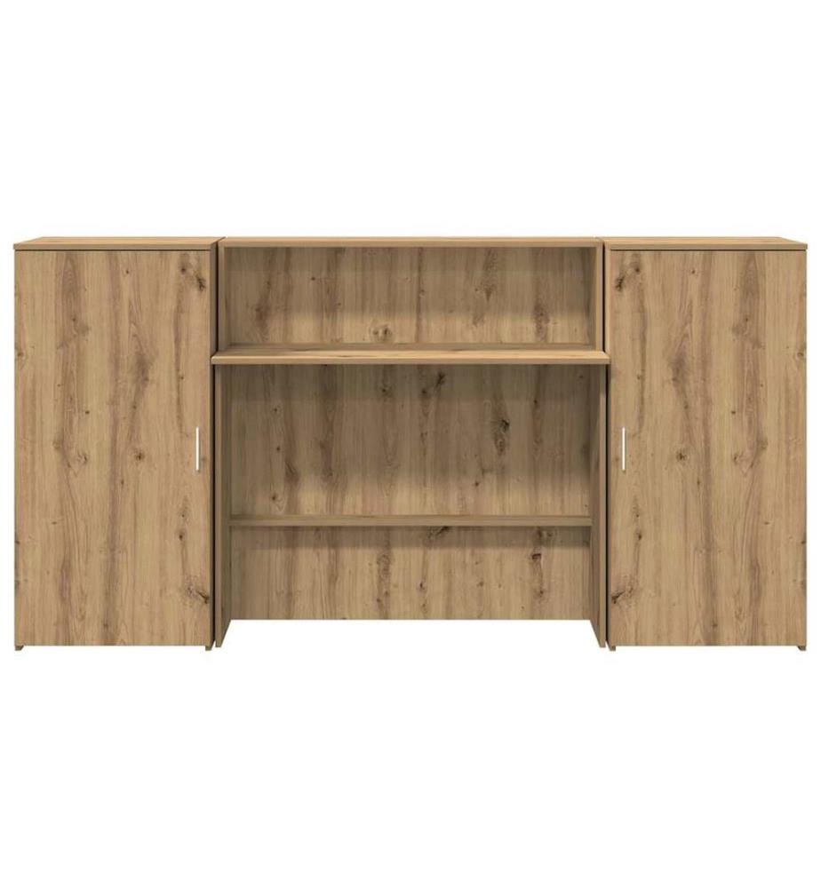 Empfangstheke Artisan-Eiche 200x50x103,5 cm Holzwerkstoff