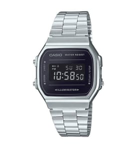 Vintage-Uhr - Silber und Schwarz