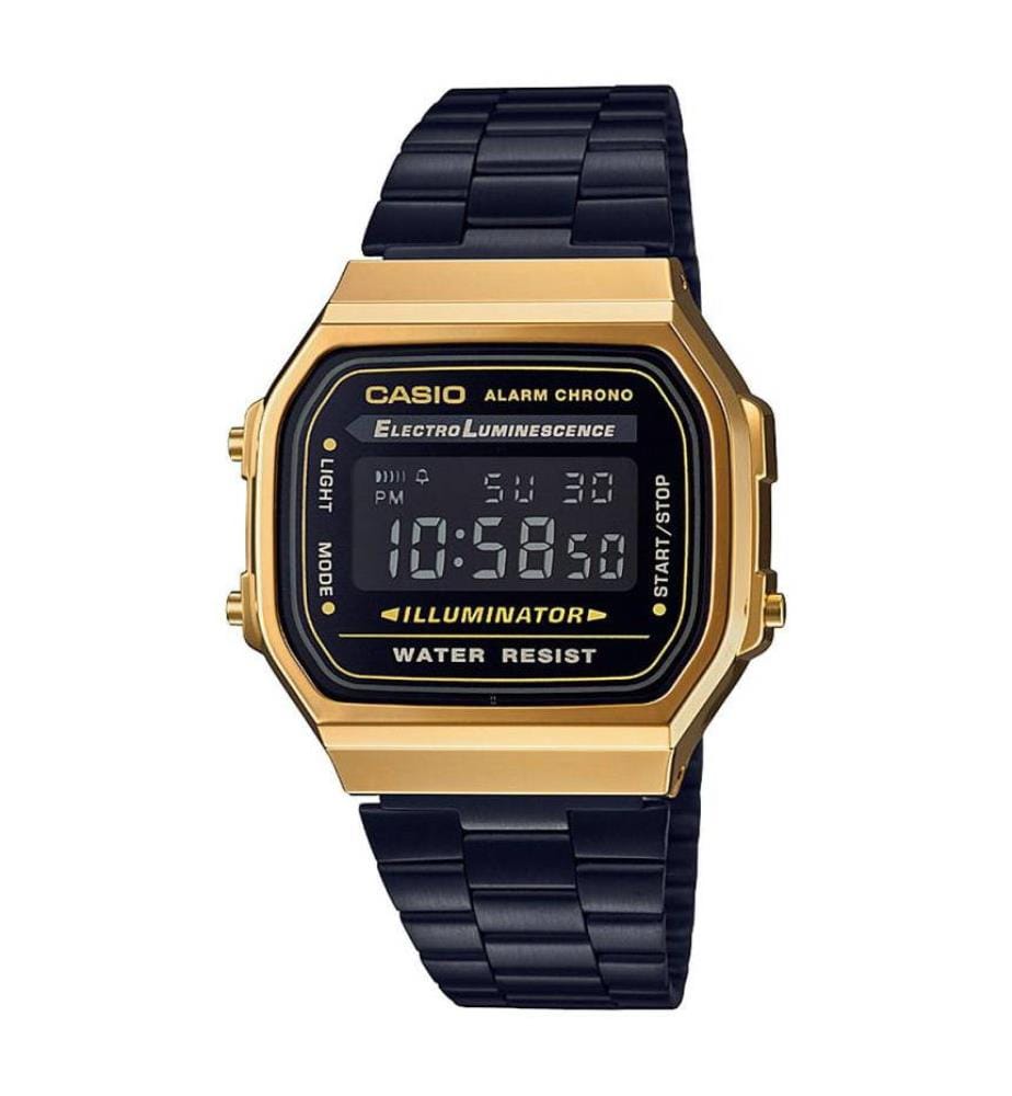 Vintage-Uhr - Schwarz und Gold