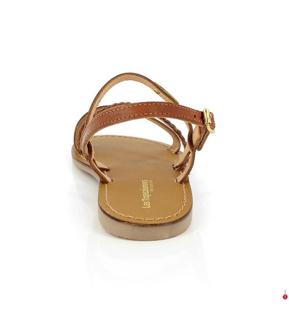 Leather Sandals Batresse - Brown