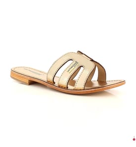 Ciabatte in Pelle Damia - Oro