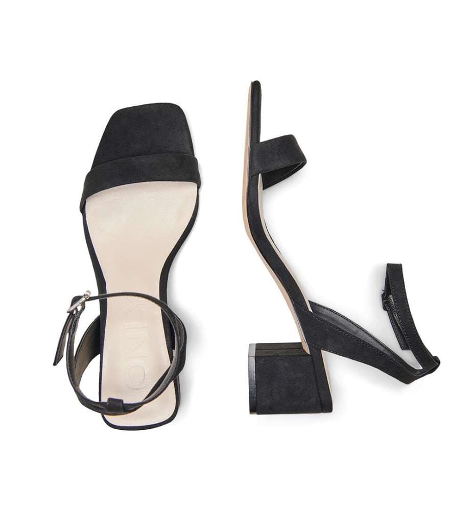 Sandalen mit Absatz - Schwarz