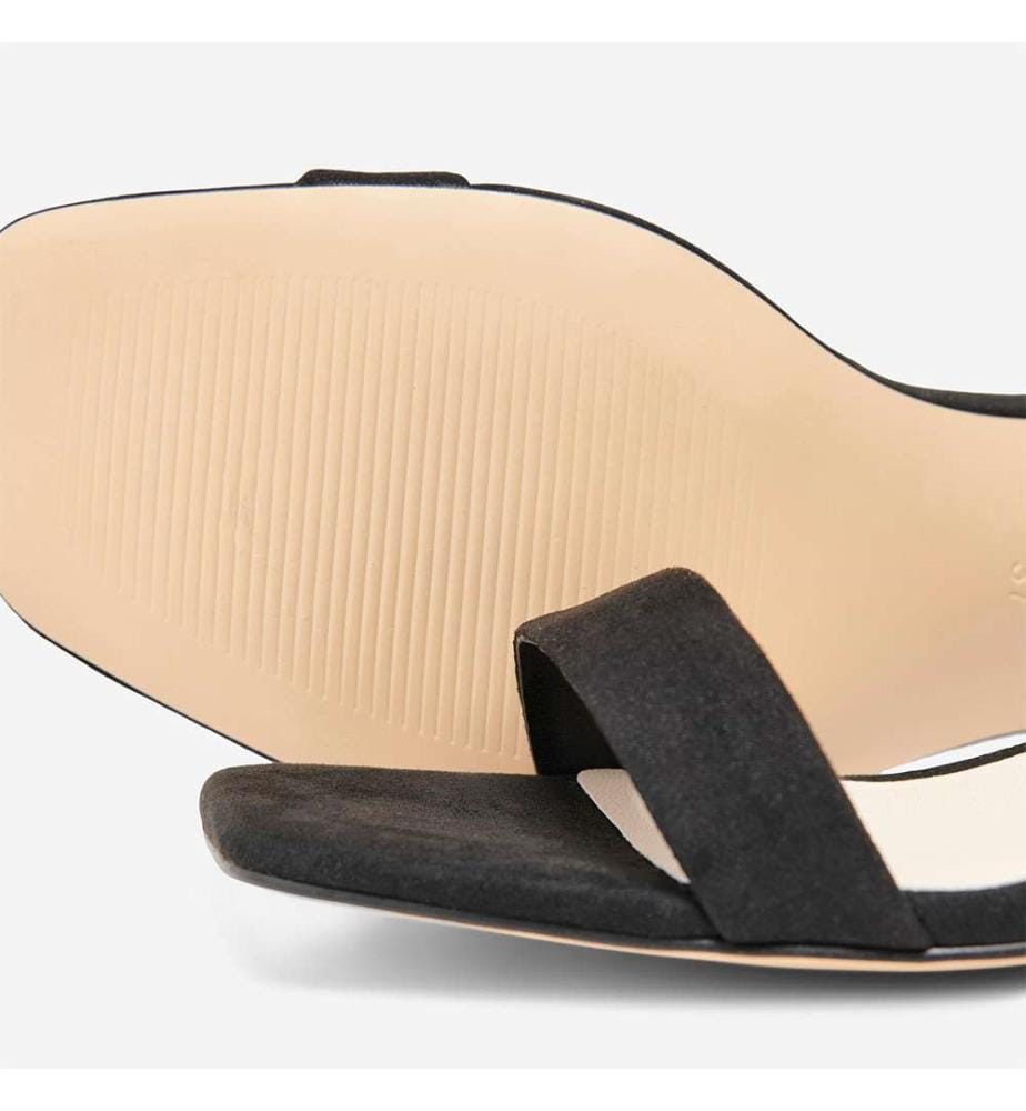 Sandalen mit Absatz - Schwarz