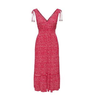 Langes Kleid Fernanda - Rot