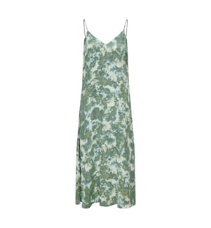 Langes Kleid Annlouise - Grün