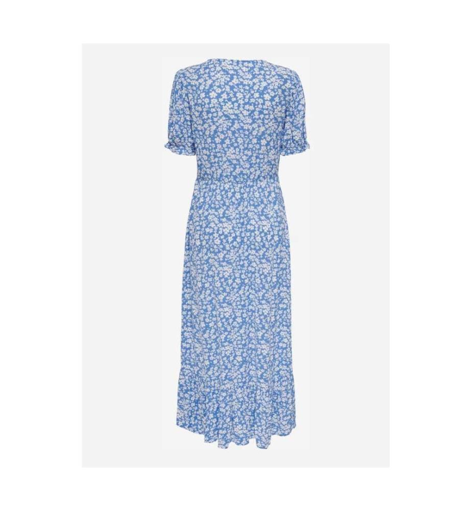 Maxi abito Marianne - Blu e bianco