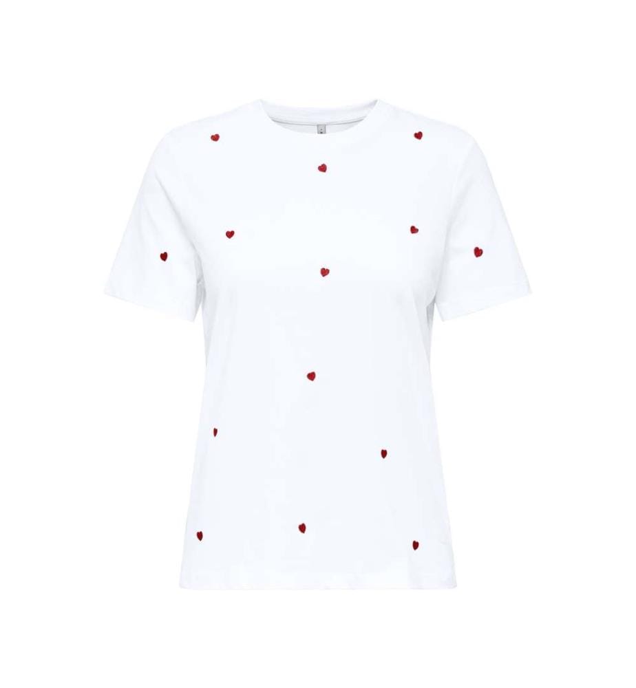 T-Shirt - Bright White Heart