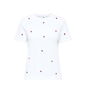 T-Shirt - Bright White Heart