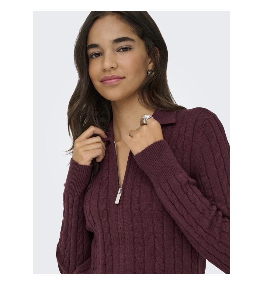 Cardigan en maille - Chocolat gourmand
