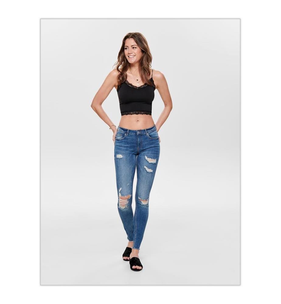 Crop Top - Schwarz