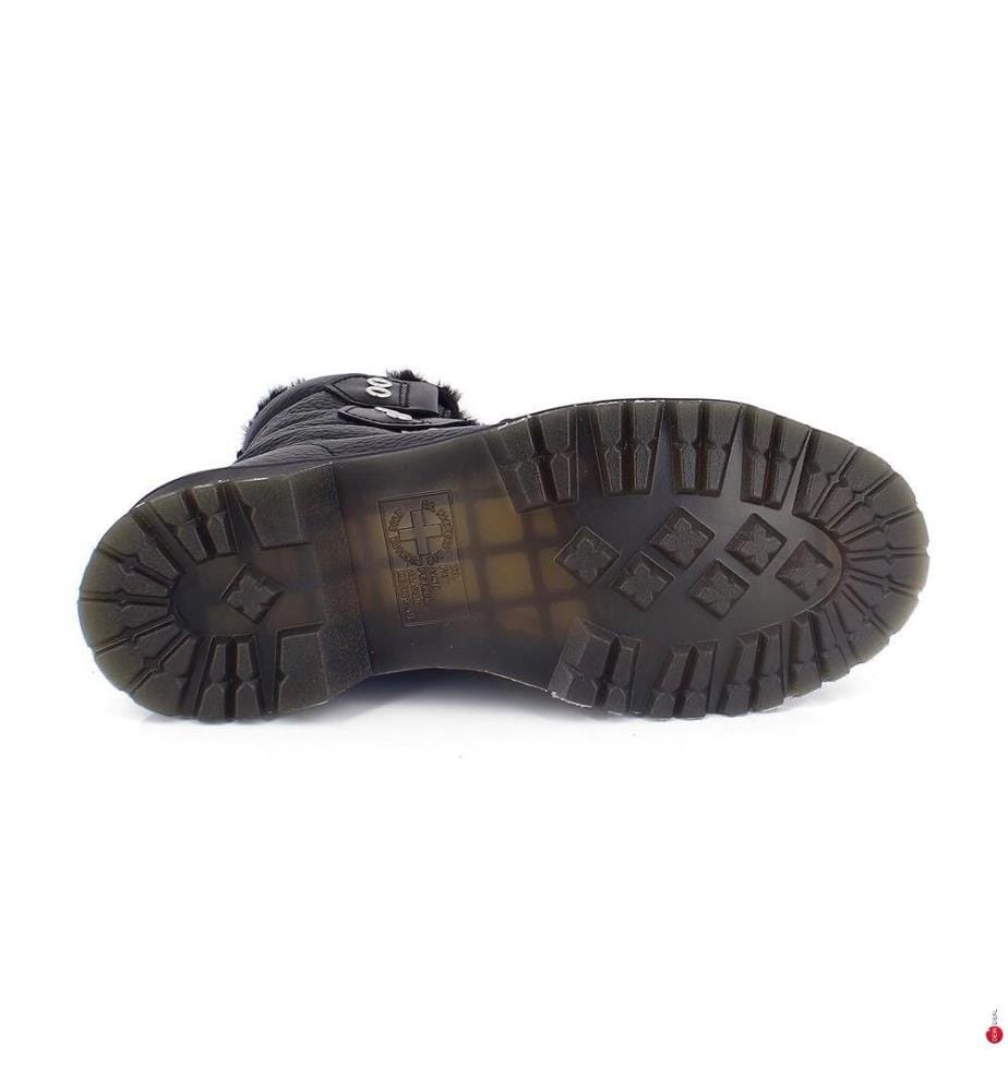 Stiefel 1460 Faux Fur Lined - Schwarz
