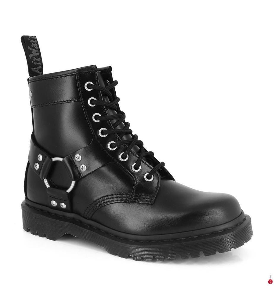 Bottes 1460 Harness Analine - Noir
