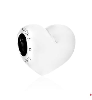 Charm Coeur Gravable Be Love - Argent 925/1000e