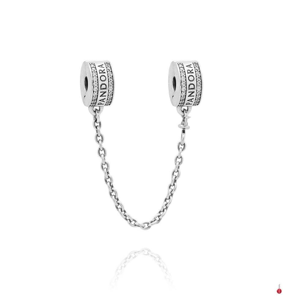 Charm a catena Logo Comfort - Argento 925/1000e