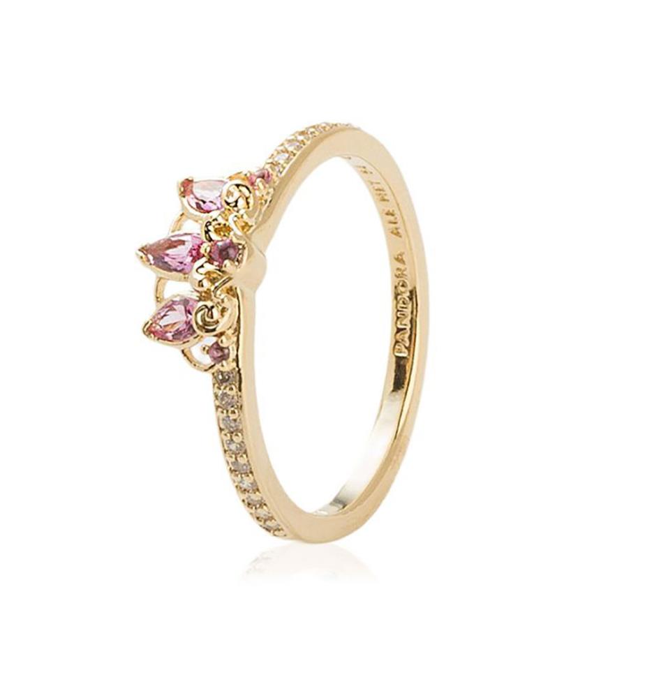 Rapunzel Tiara Ring - Gold