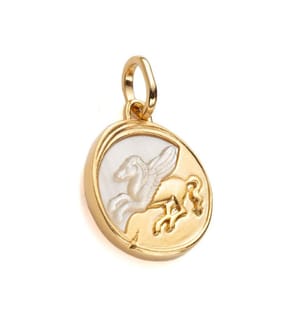 Pegasus Medaillon Charme - Gold