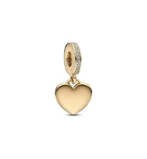 Charm gravable coeur Moments - Or