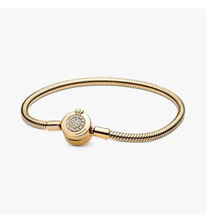 14k vergoldetes Schlangenarmband