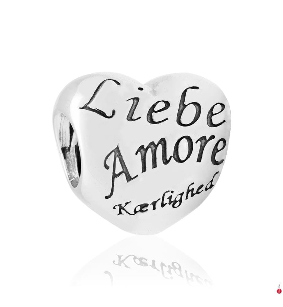Charm Mots D'Amour - Argenté