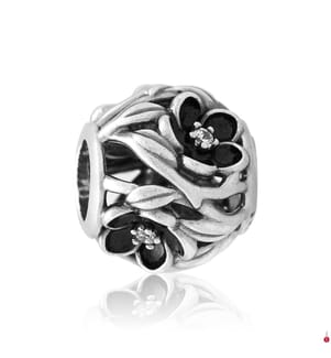 Charm Fleur Mystique - Silber