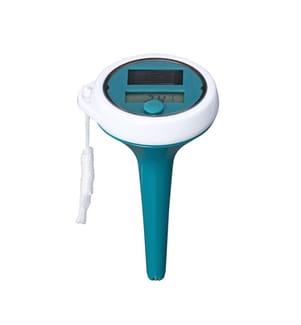 Digital Pool Thermometer with Digital Display - Blue & White