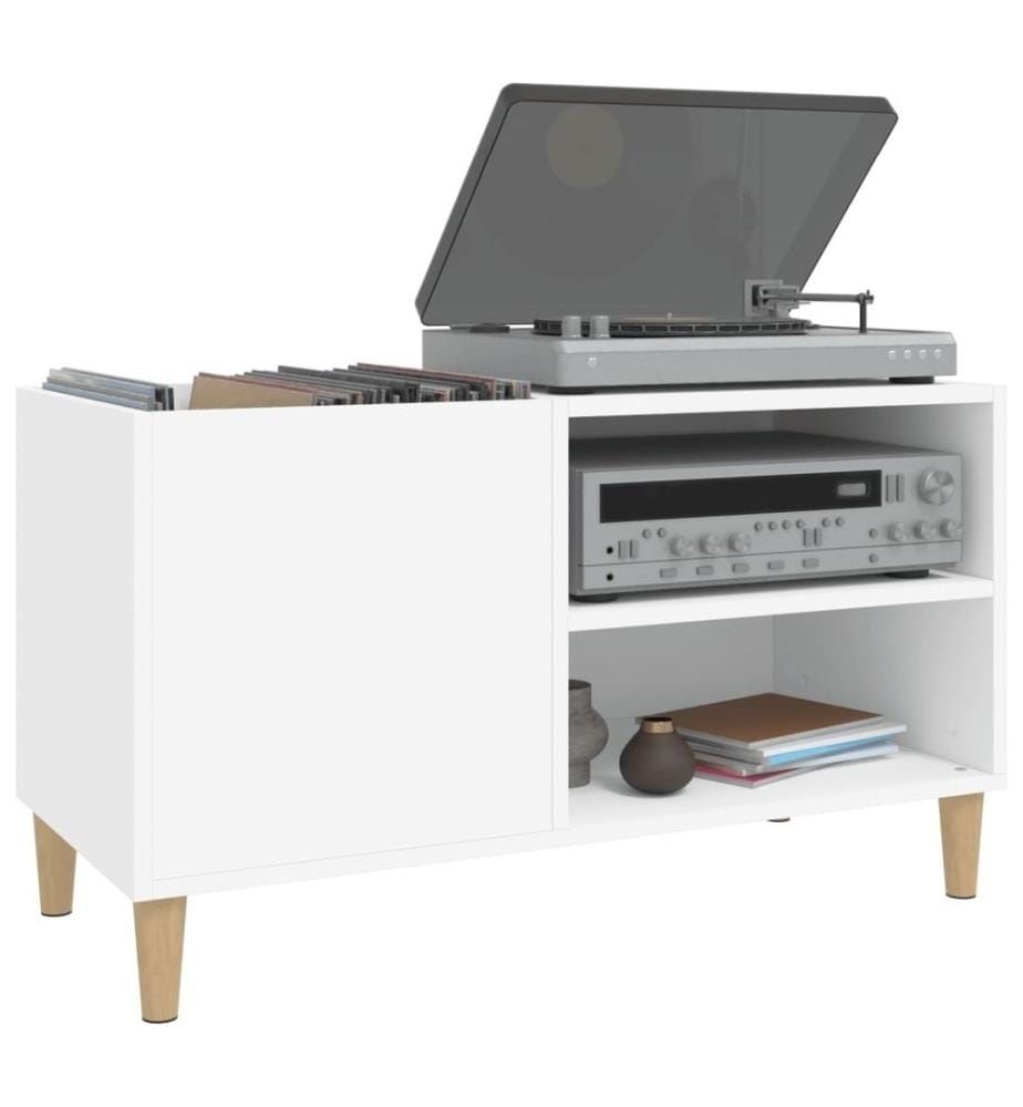 Plattenschrank Weiss 84,5x38x48 cm Holzwerkstoff
