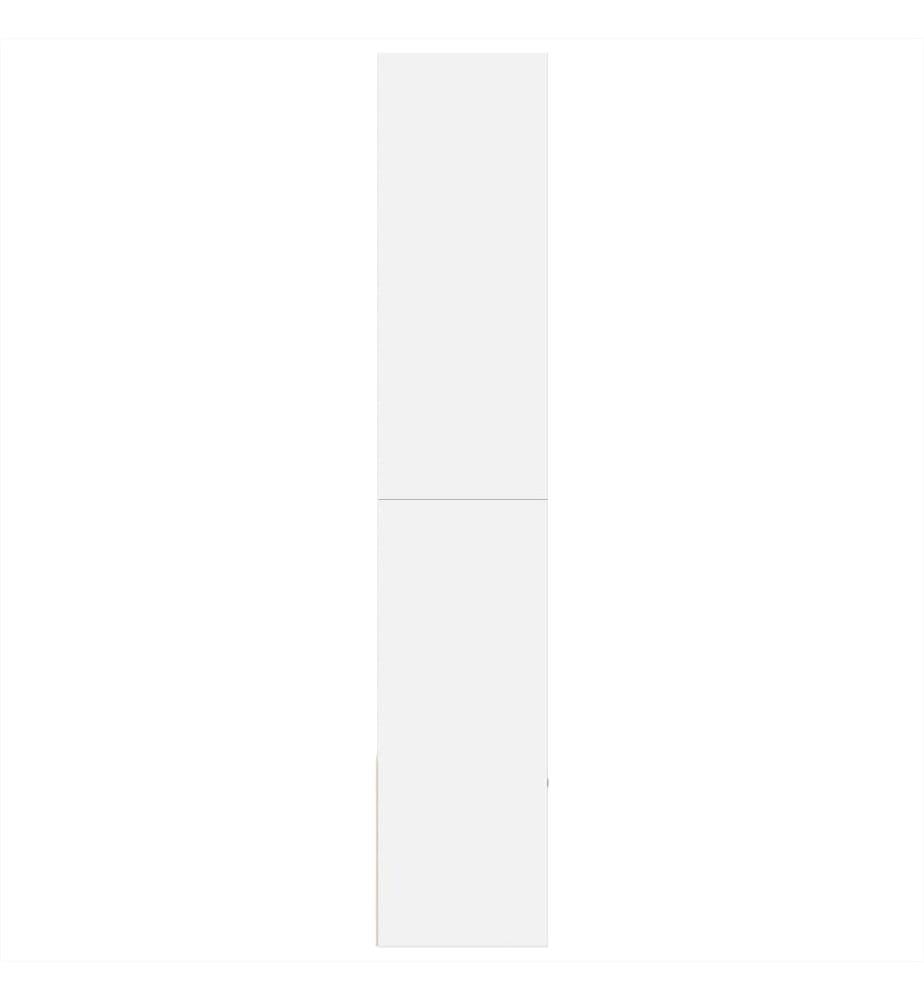 Bücherregal Weiss 100x36x189 cm Holzwerkstoff