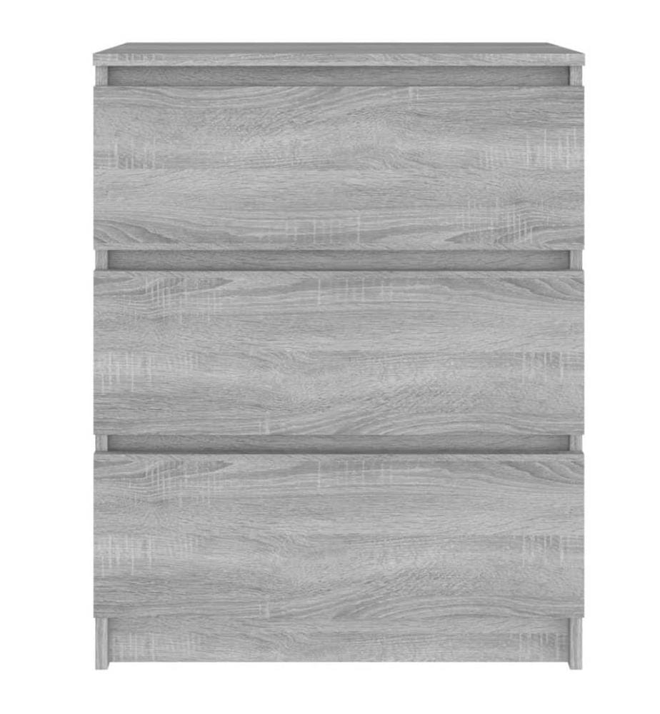 Sideboard Grau Sonoma 60x35x76 cm Holzwerkstoff