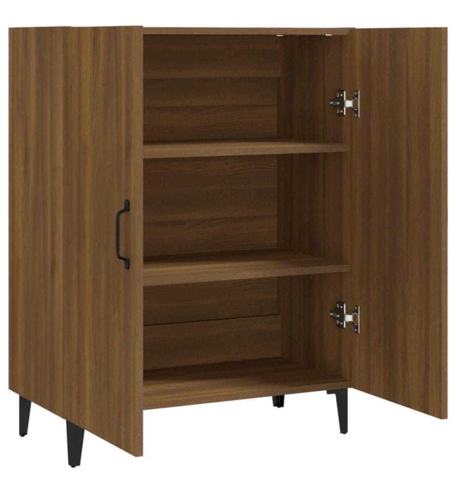 Sideboard Braun Eichen-Optik 70x34x90 cm Holzwerkstoff
