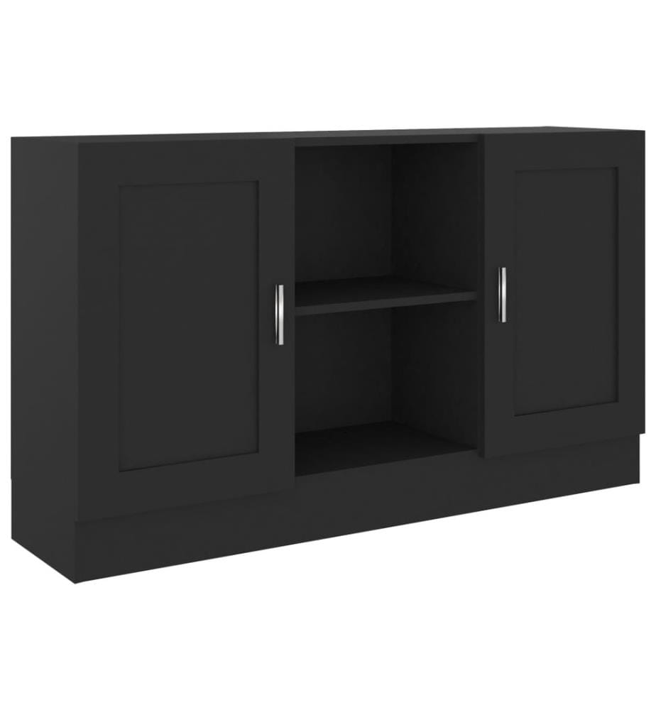 Sideboard Schwarz 120x30,5x70 cm Holzwerkstoff
