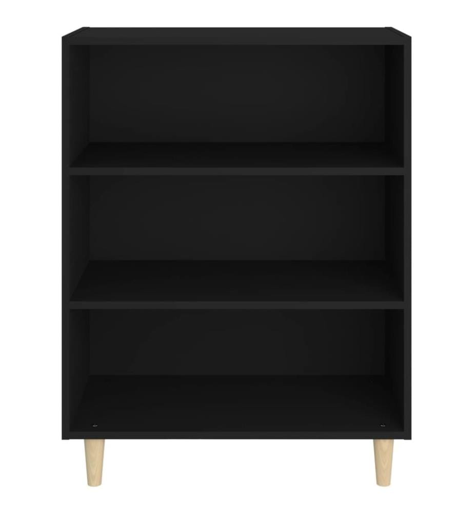Sideboard Schwarz 69,5x32,5x90 cm Holzwerkstoff