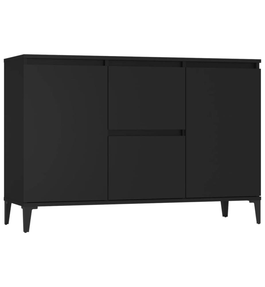 Sideboard Schwarz 104x35x70 cm Holzwerkstoff